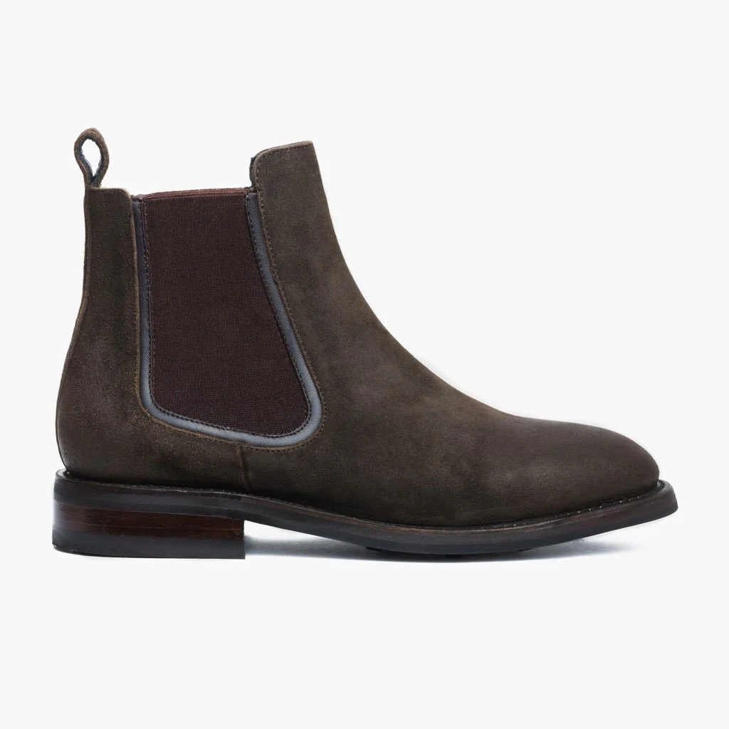 [S] Duke | Dark Olive Suede - Image 2