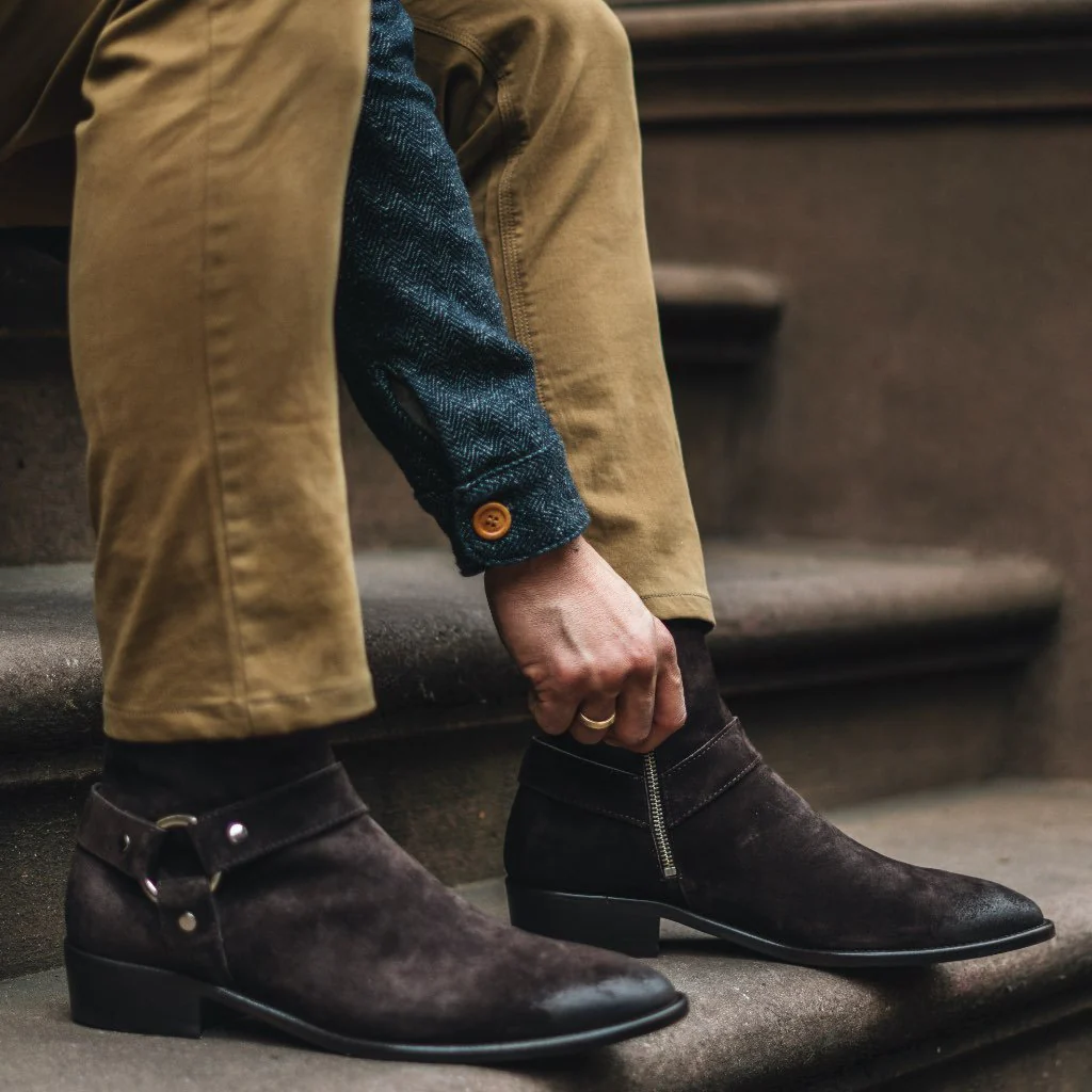 [S] Harness | Dark Brown Suede - Image 6