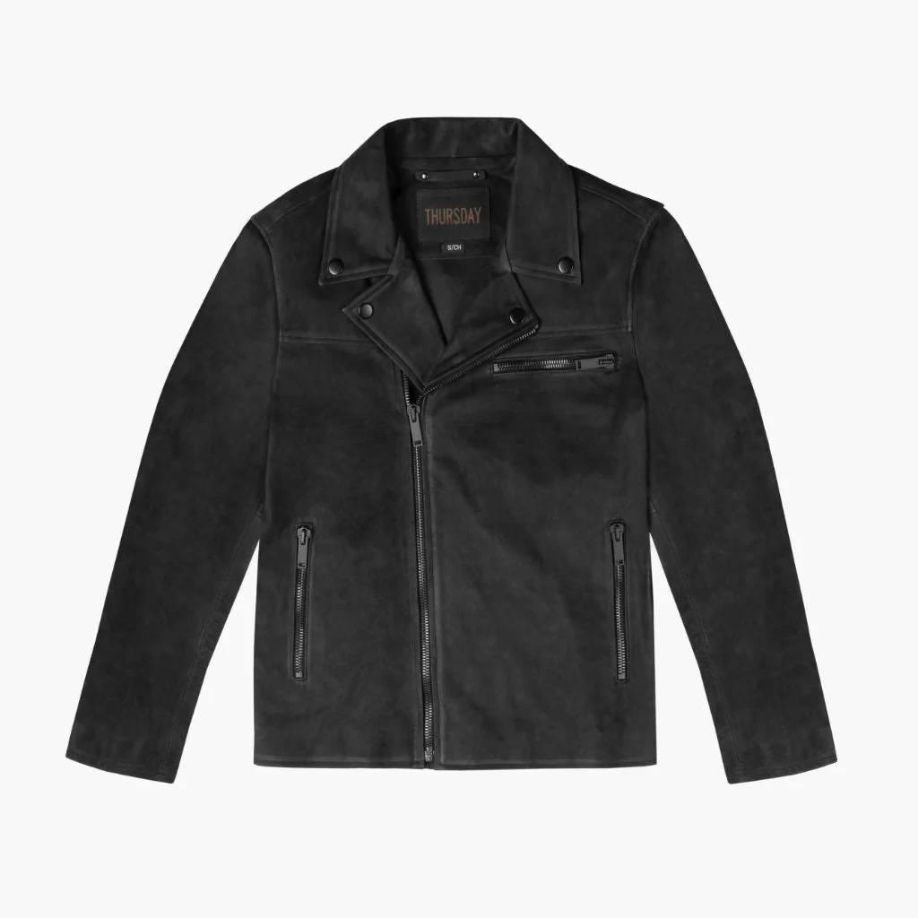 [S] Motorcycle Jacket | Black Matte - Image 4