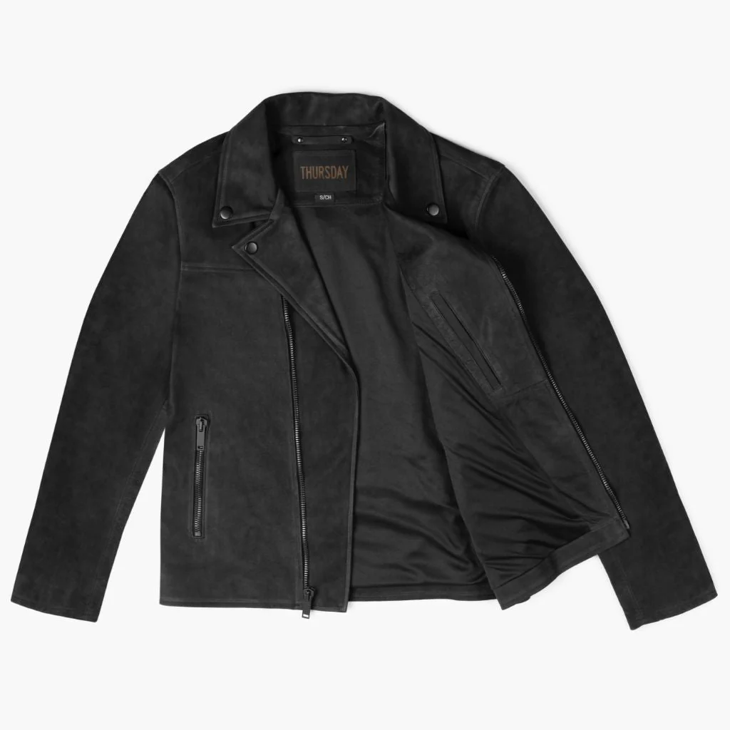 [S] Motorcycle Jacket | Black Matte - Image 5