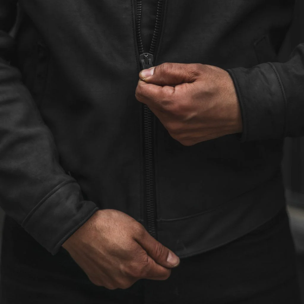 [S] Racer Jacket | Black Matte - Image 8