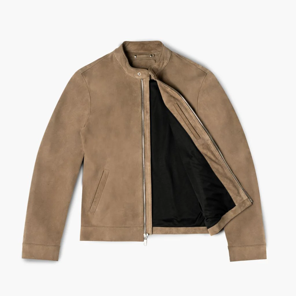 [S] Racer Jacket | Taupe - Image 2
