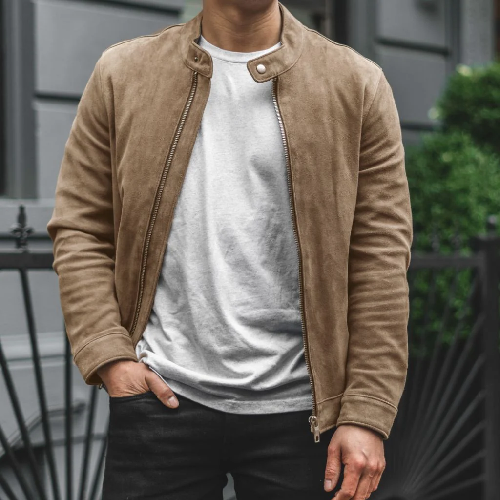 [S] Racer Jacket | Taupe - Image 8