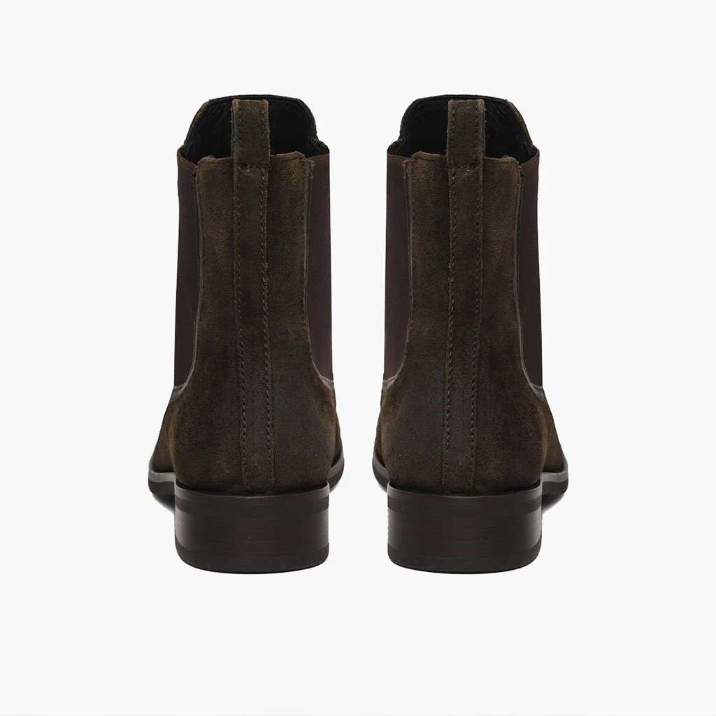 [S] Duchess | Dark Olive Suede - Image 3
