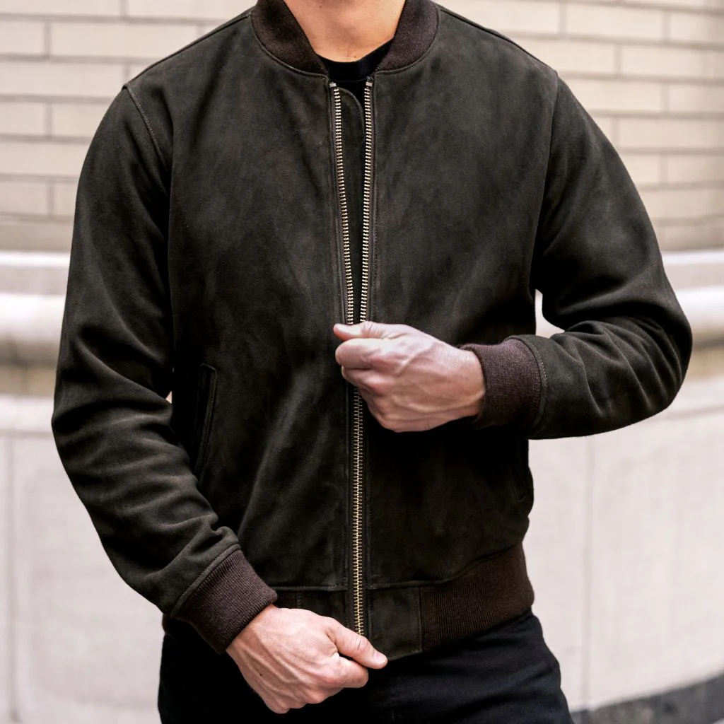 Bomber Jacket | Dark Olive - Image 2