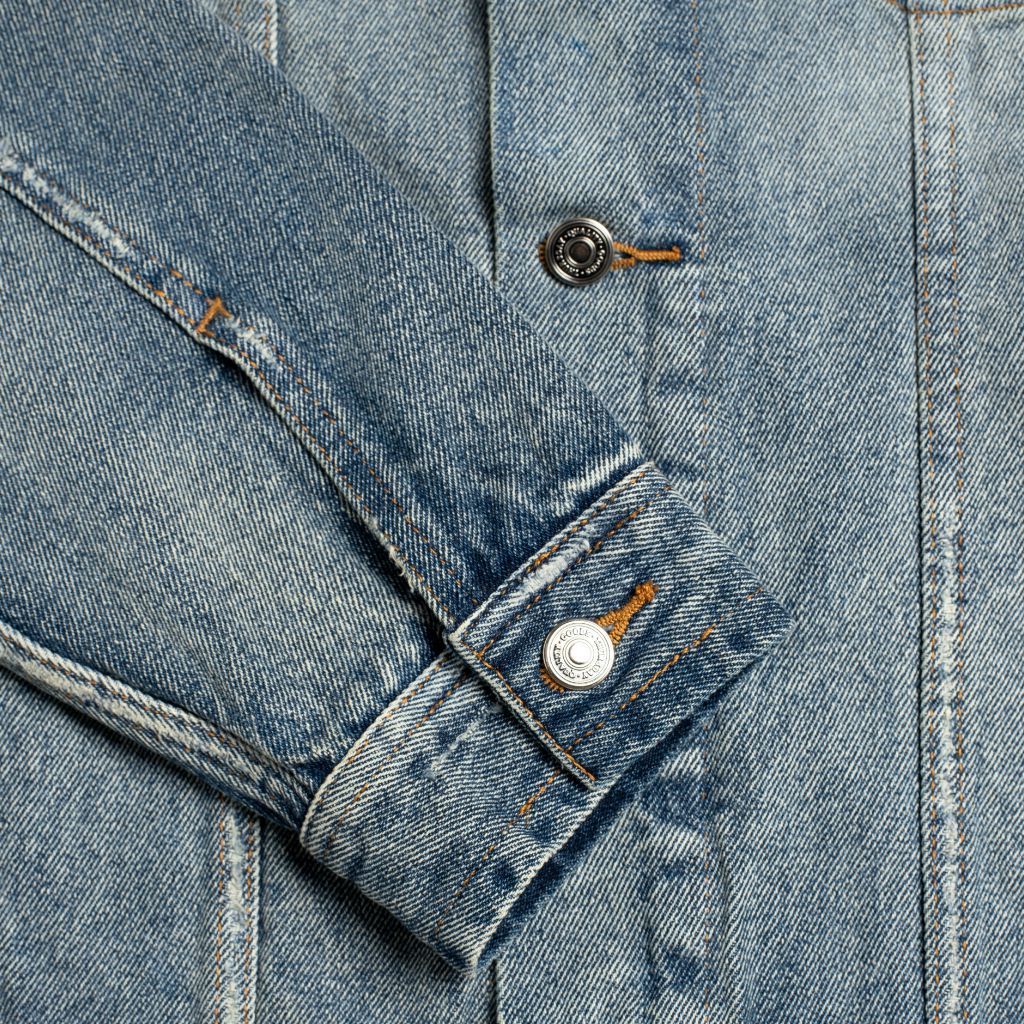 Denim Trucker Jacket | Washed Indigo - Image 7