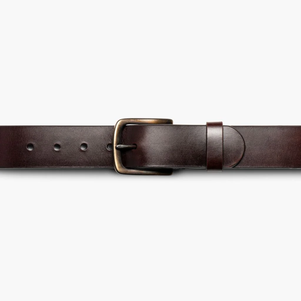 Men's Heritage Leather Belt | Brown - Image 2