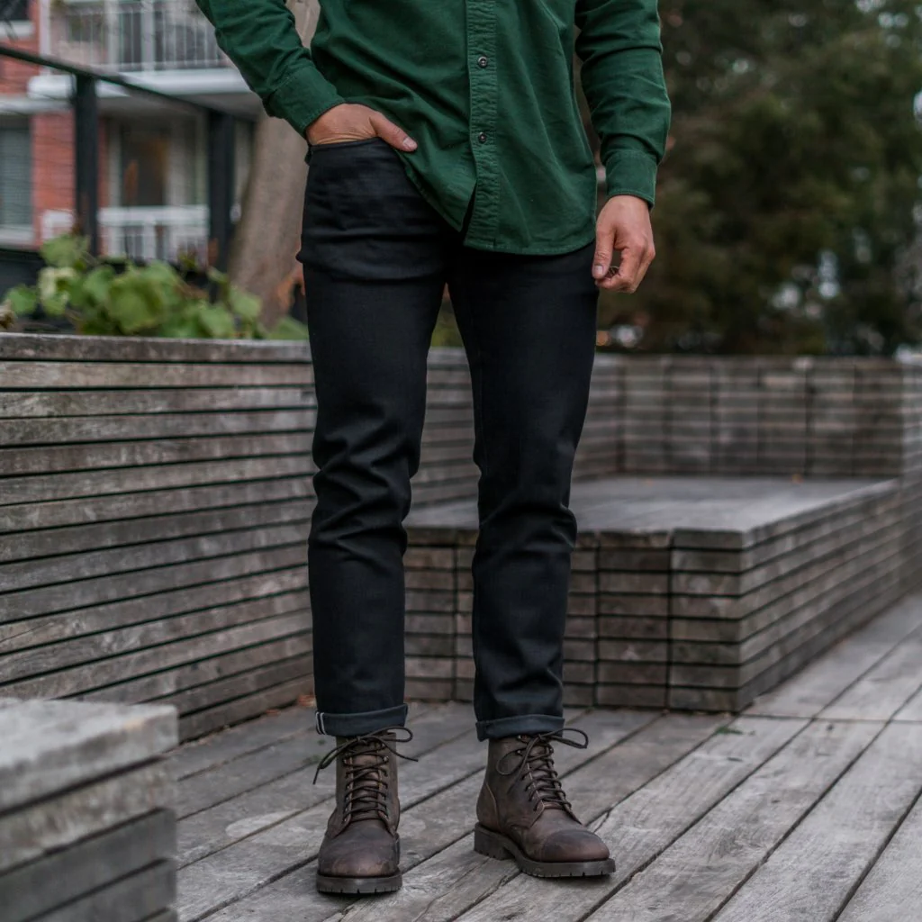 Kato Pen Slim Fit Jeans | Black - Image 7