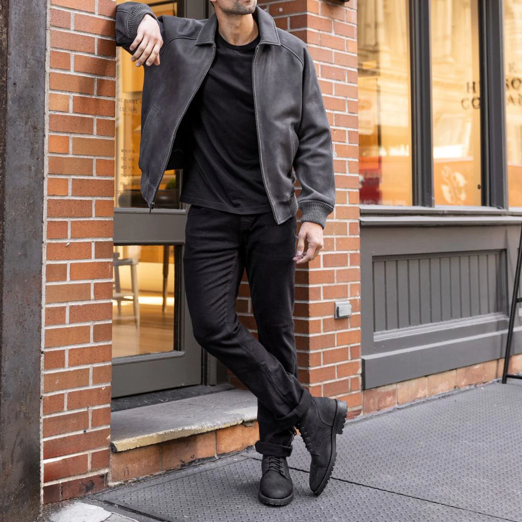 Major League Jacket | Grey Textured - Image 3