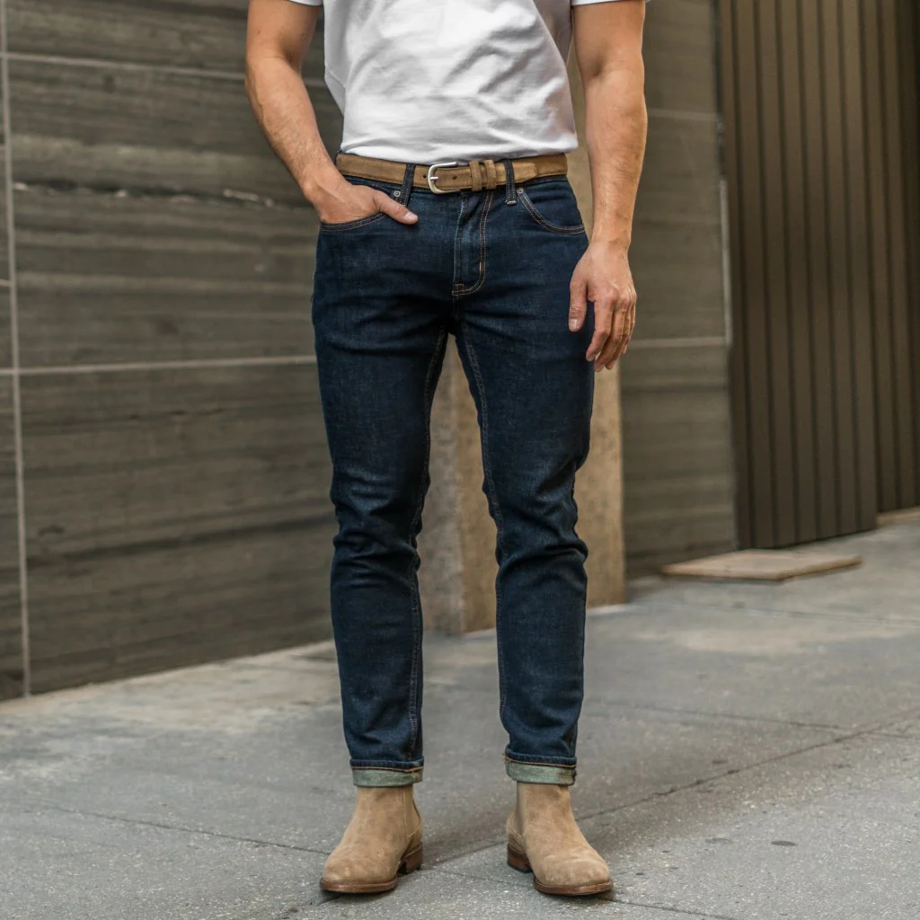 Men's Refined Leather Belt | Sandstone - Image 5
