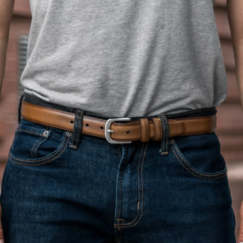 Men's Refined Leather Belt | Toffee - Image 4