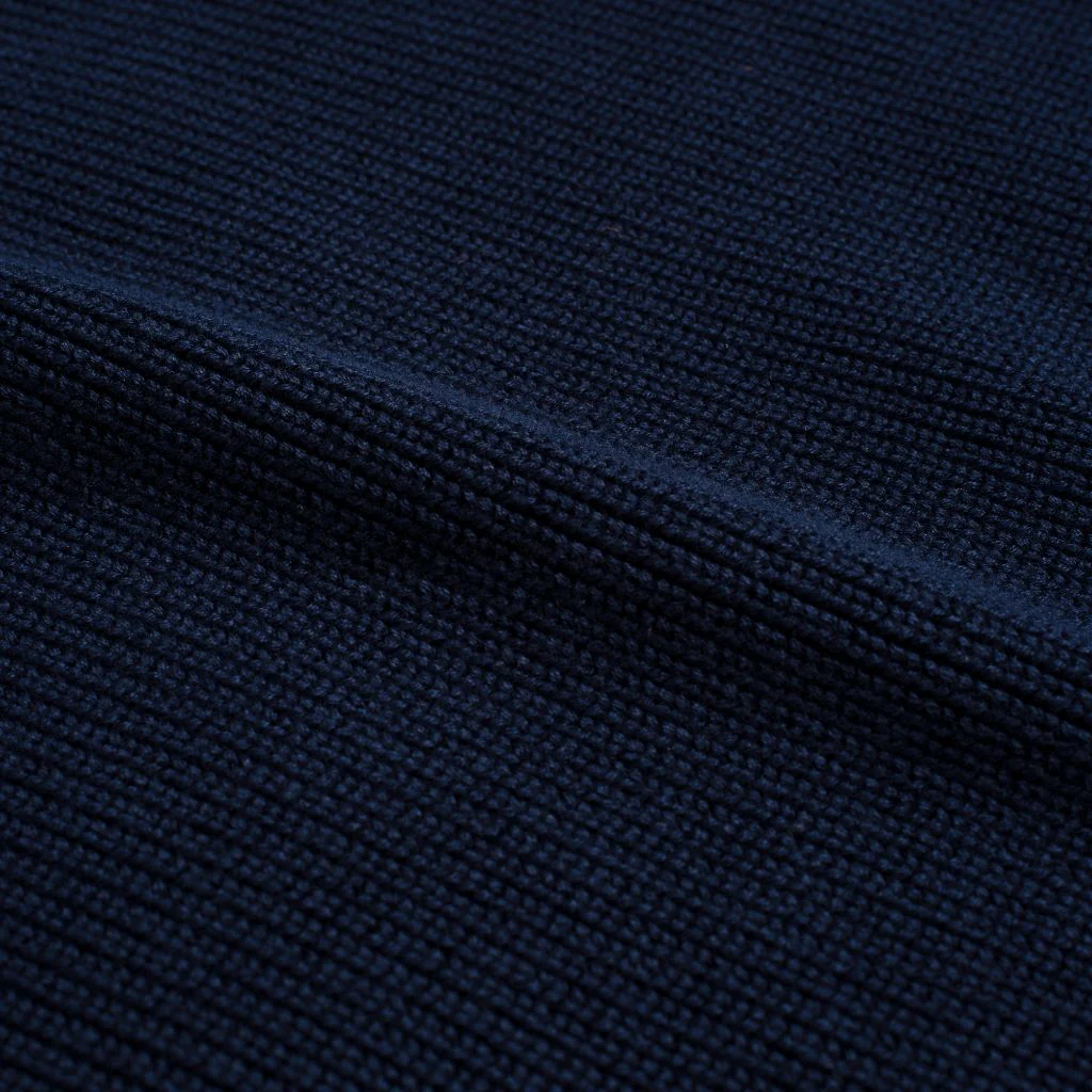 Ribbed Crewneck | Navy - Image 4