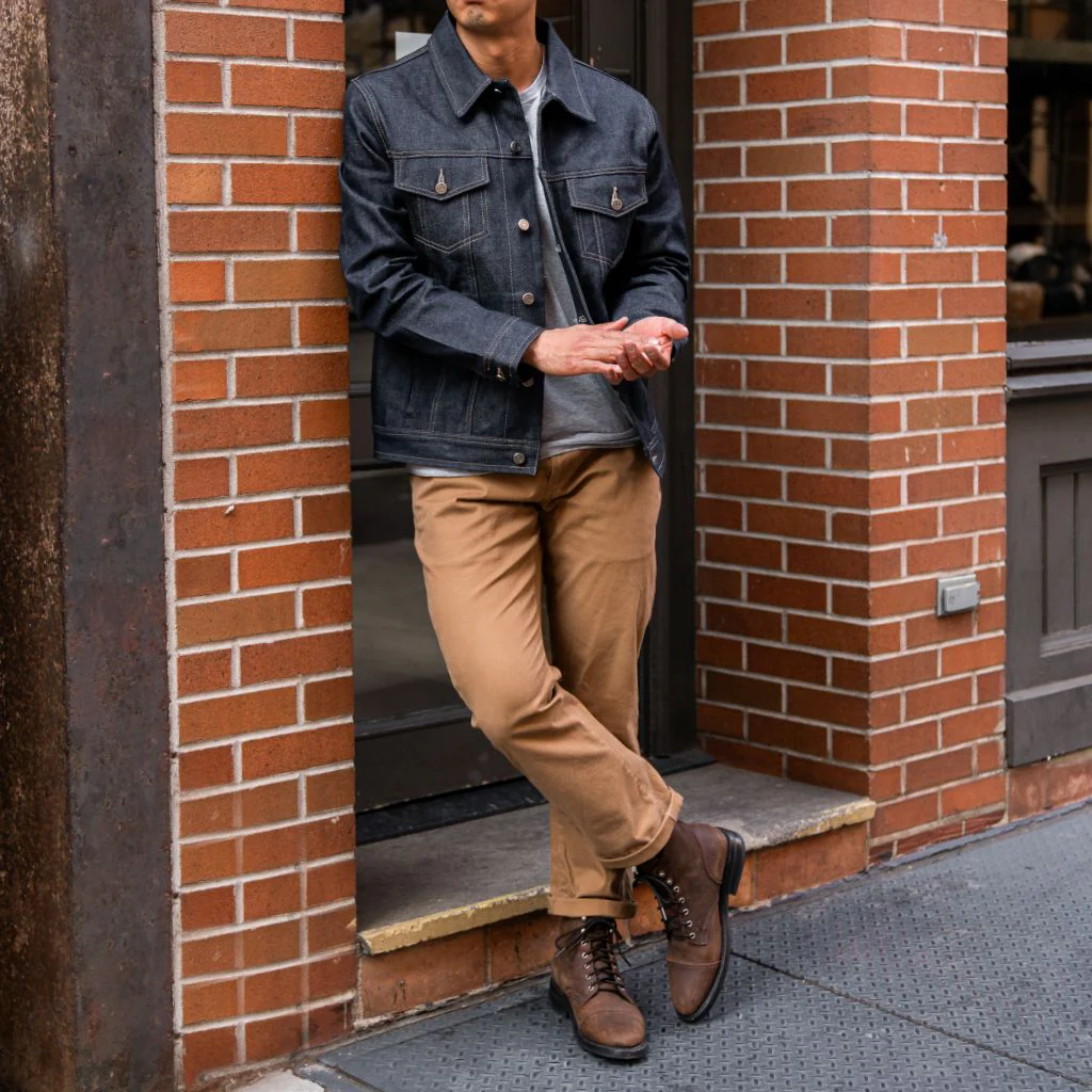 Selvedge Denim Trucker Jacket | Raw Indigo - Image 3