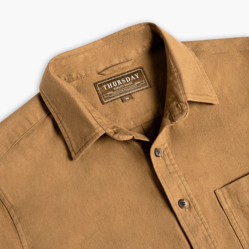 Solid Shirt | Coyote - Image 4