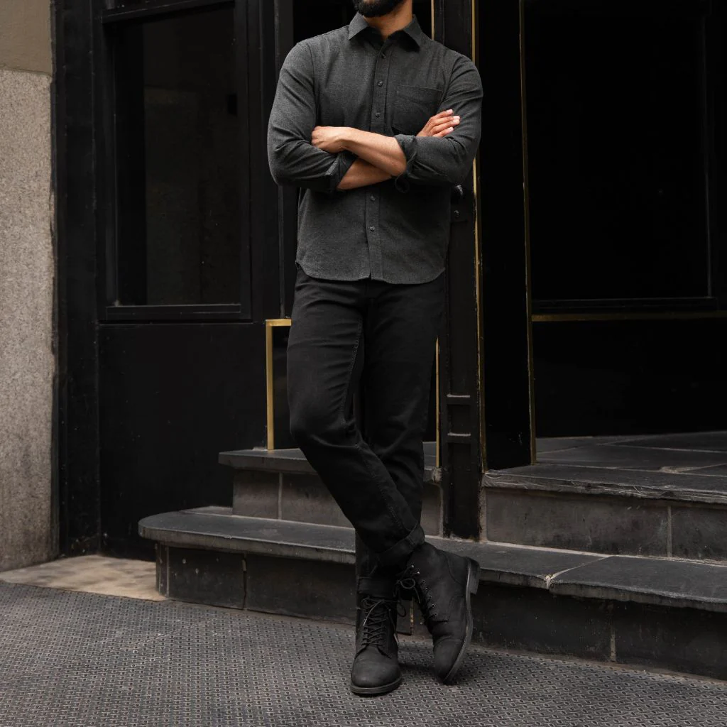 Solid Shirt | Heather Grey - Image 8