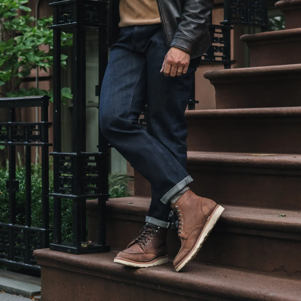 UB Heavyweight Selvedge Tapered Jeans | Indigo - Image 9