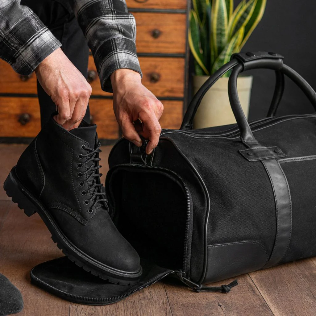 Weekender Bag | Black Canvas - Image 8