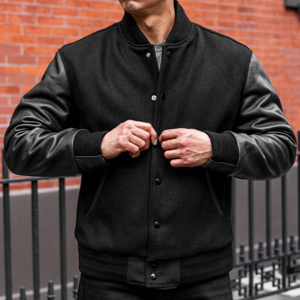 Varsity Jacket | Black - Image 2