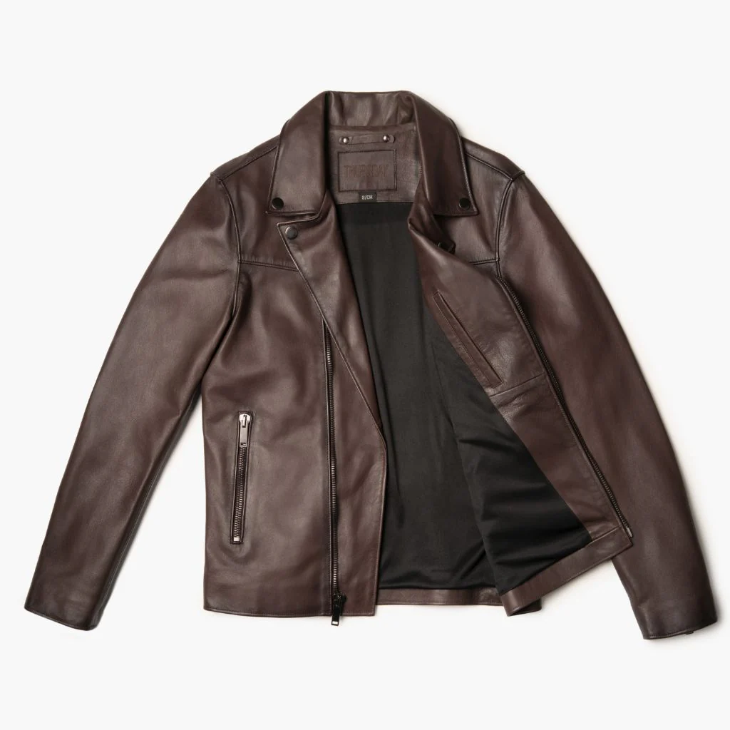 [W] Motorcycle Jacket | Old English - Image 2