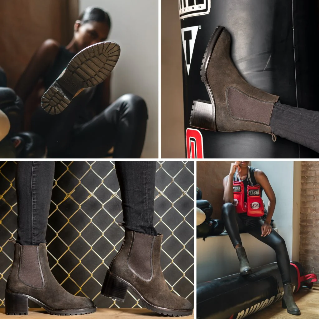 [W] Knockout | Dark Olive Suede - Image 8