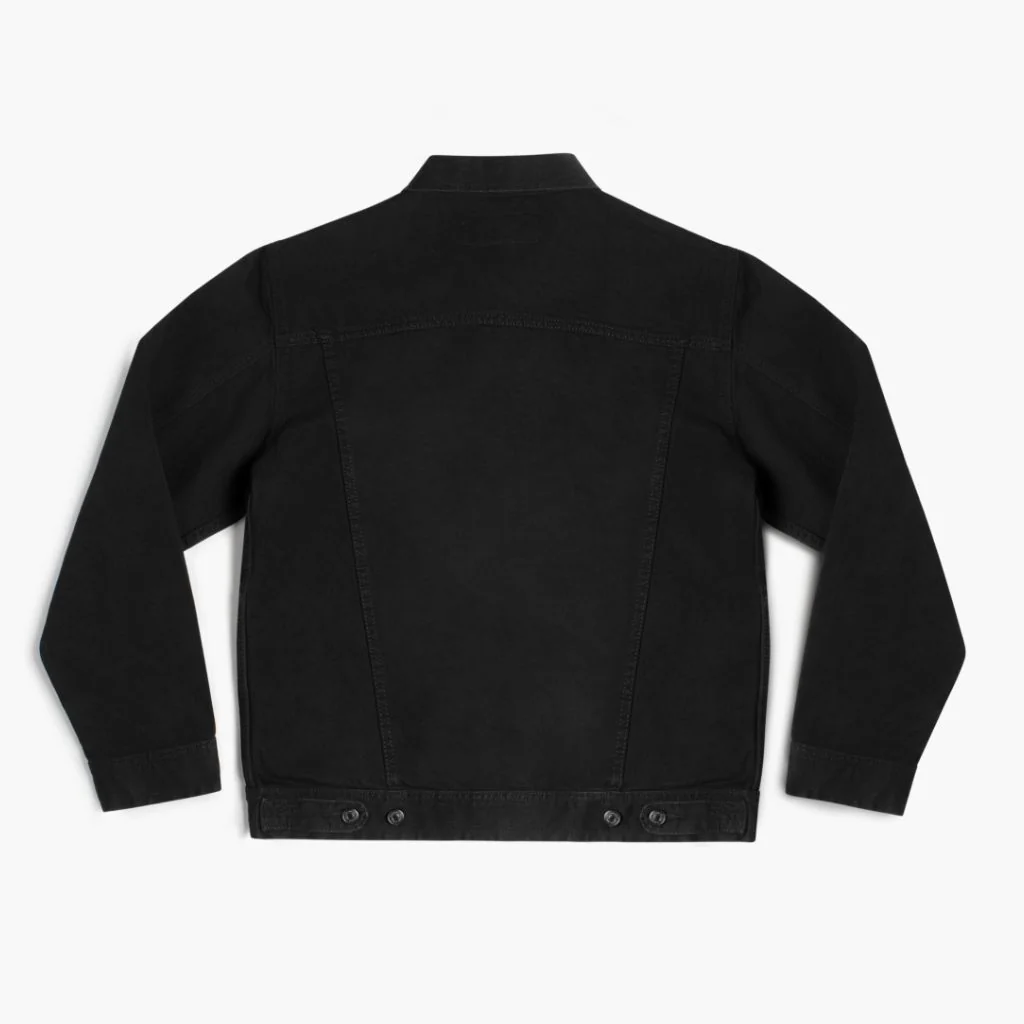 [W] Denim Trucker Jacket | Pitch Black - Image 3
