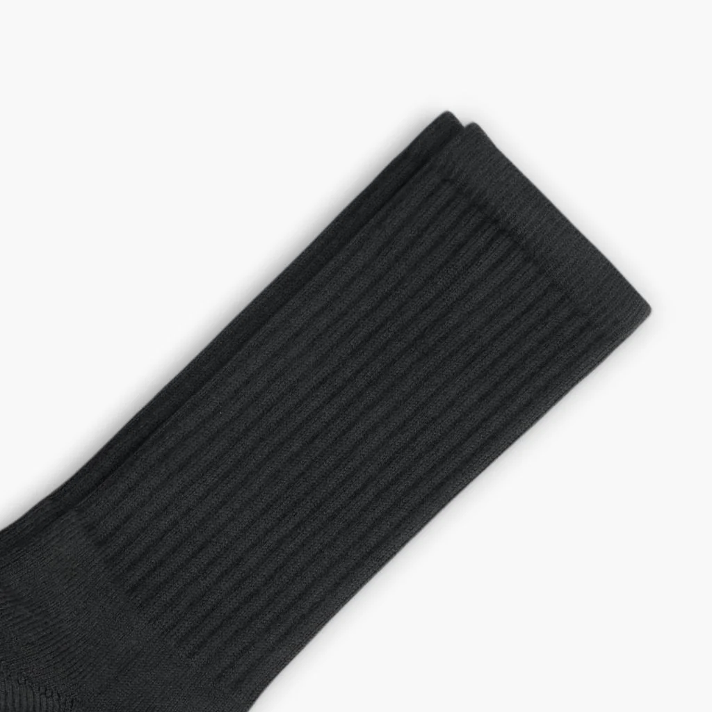 Women's Cotton Crew Sock | Charcoal - Image 2