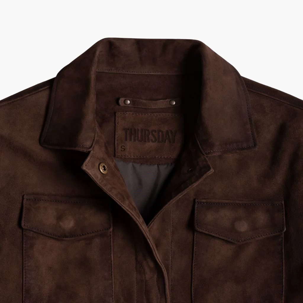 Dakota Shirt Jacket | Brown - Image 7