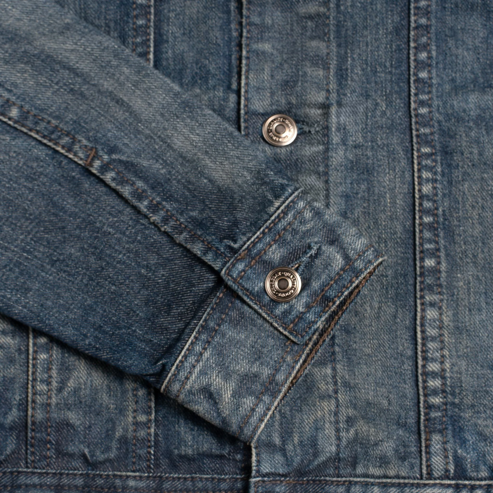 Denim Trucker Jacket | Faded Indigo - Image 8