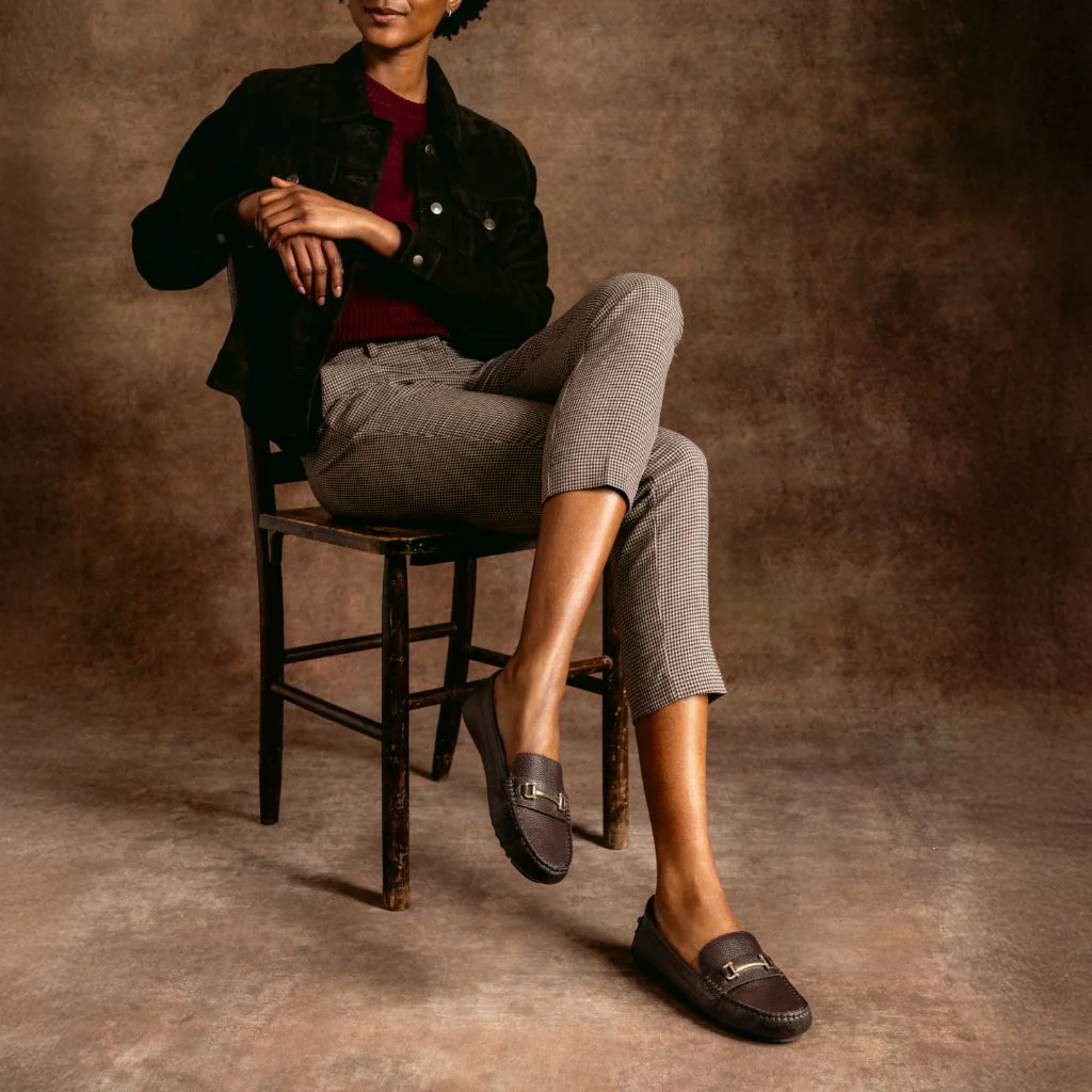 Driving Loafer | Brown & Gold - Image 8