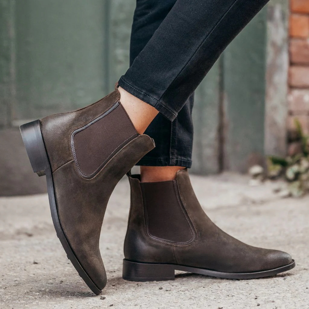 Duchess | Dark Olive Suede - Image 5