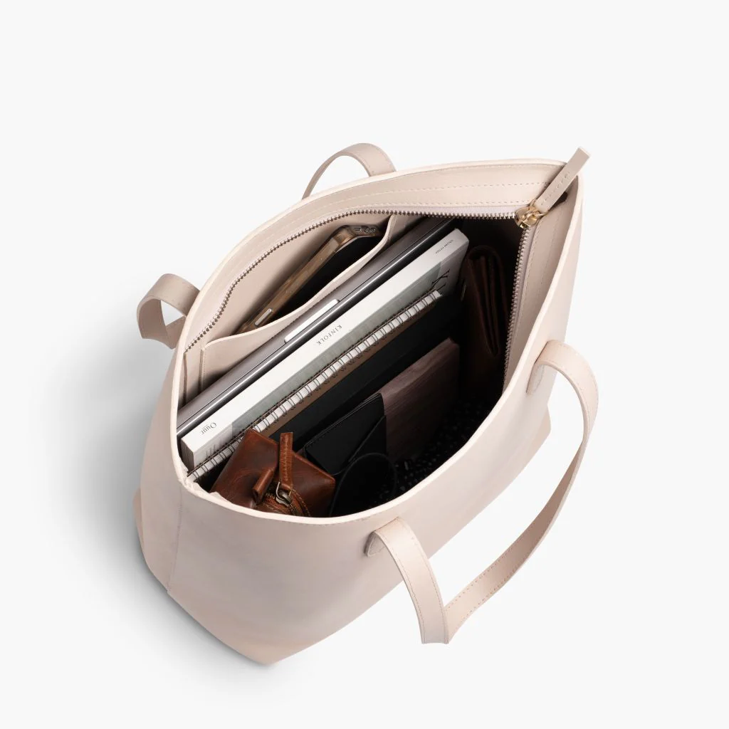 Everyday Tote | Beige (L) (Zipper) - Image 3