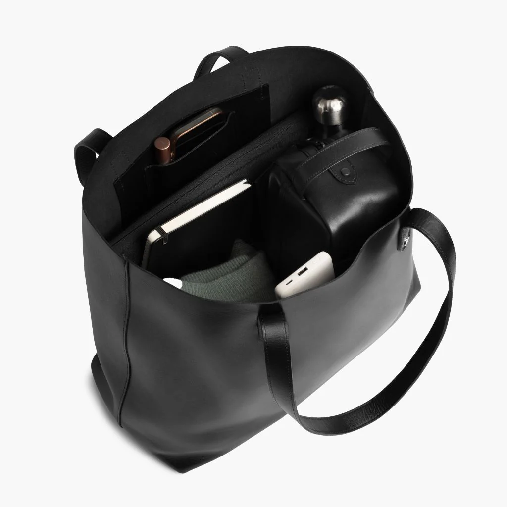 Everyday Tote | Black (XL) (Silver) - Image 3