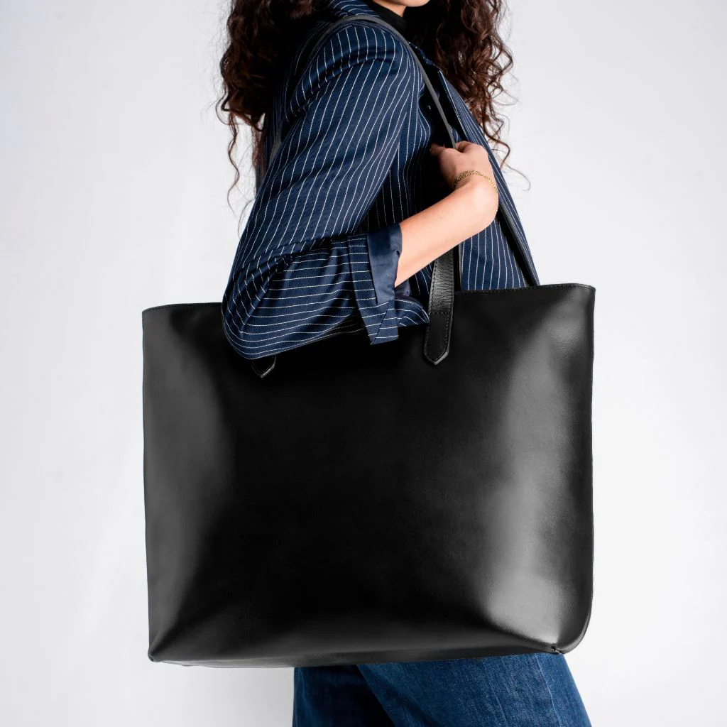 Everyday Tote | Black (XL) (Zipper) - Image 6