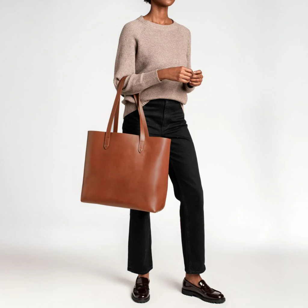 Everyday Tote | Cuero (XL) (Gold) - Image 8