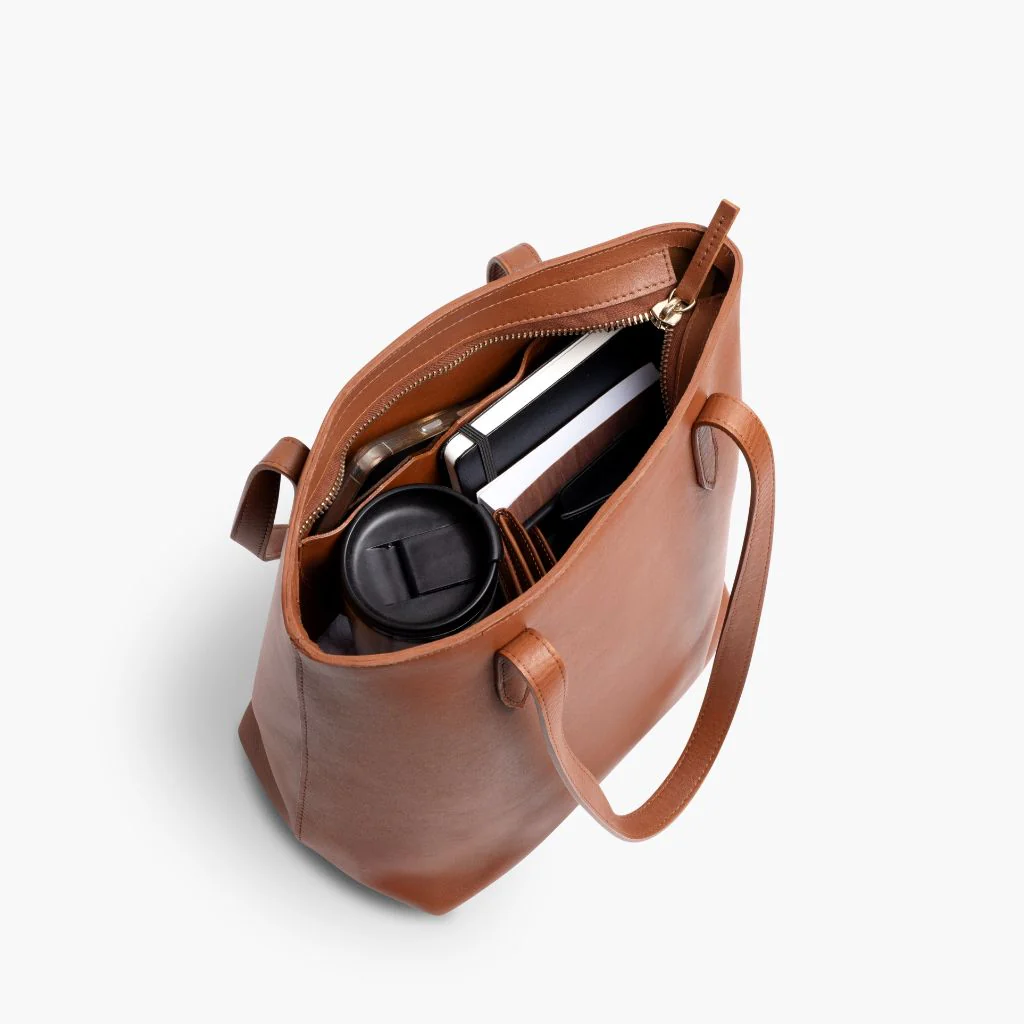 Everyday Tote | Cuero (M) (Zipper) - Image 3