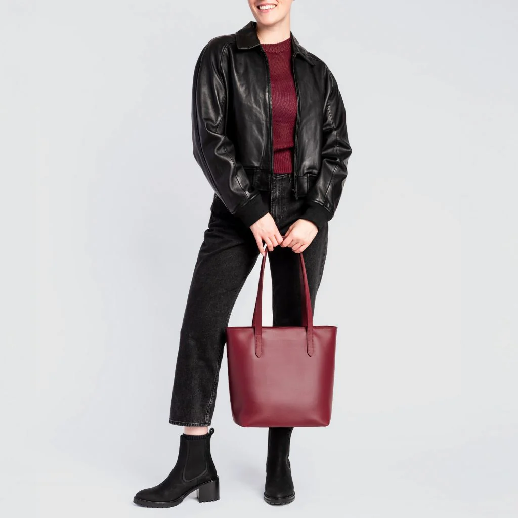 Everyday Tote | Red (M) (Zipper) - Image 8