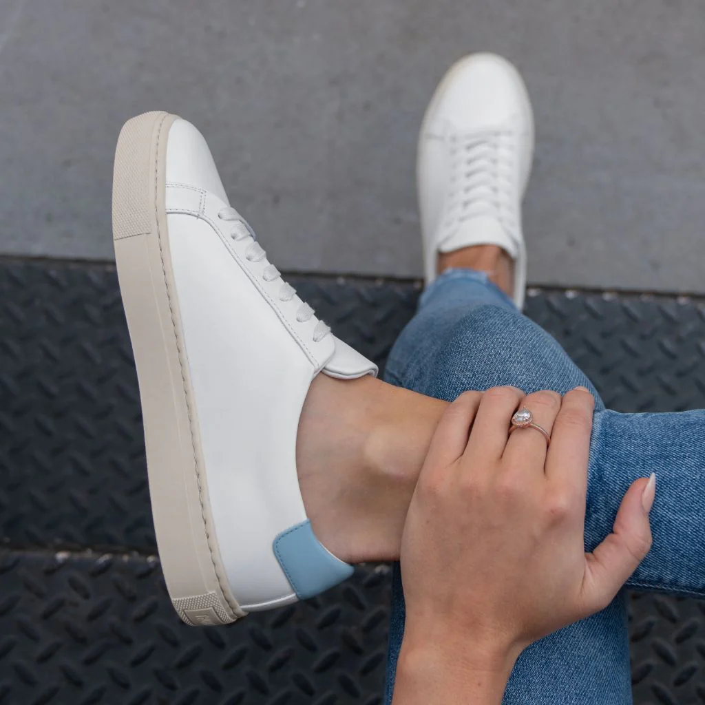 Women's Legacy | White x Baby Blue - Image 8