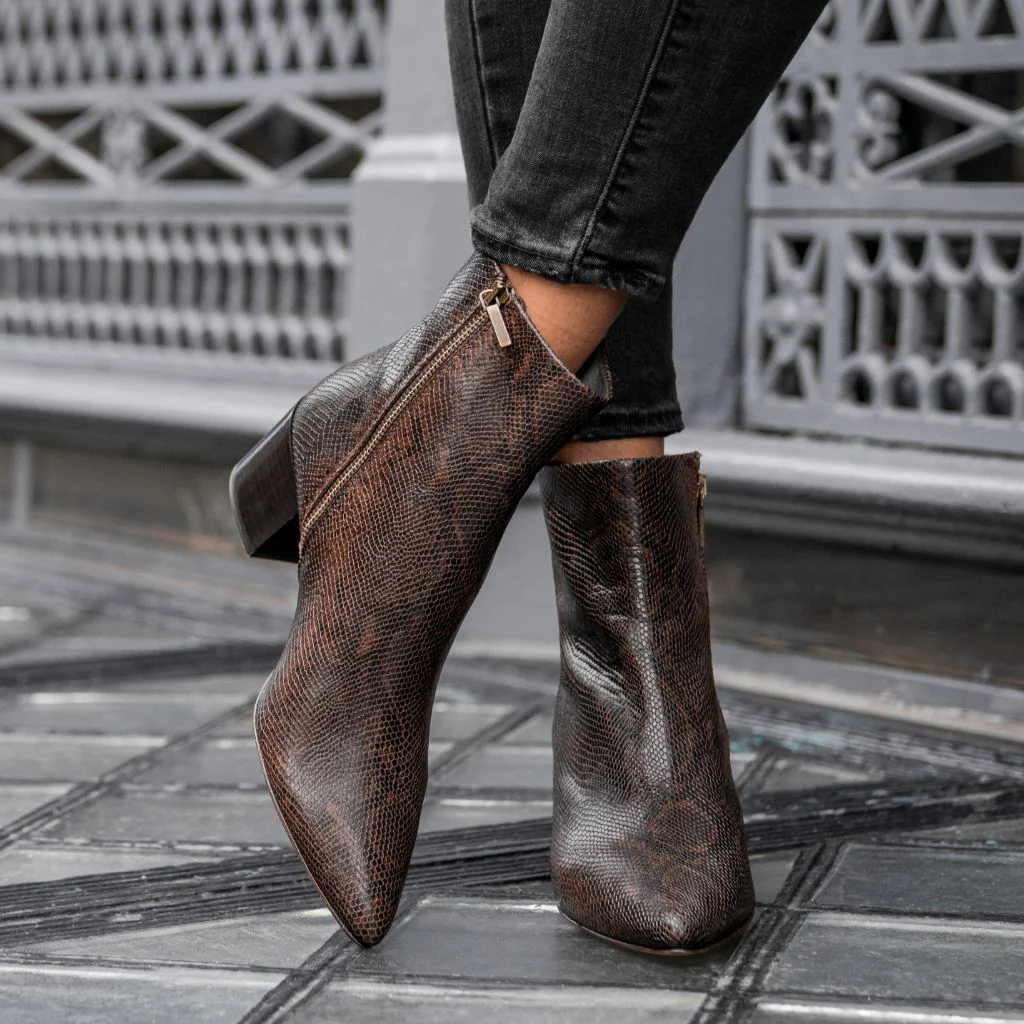 Luna | Chocolate Snake Print - Image 6
