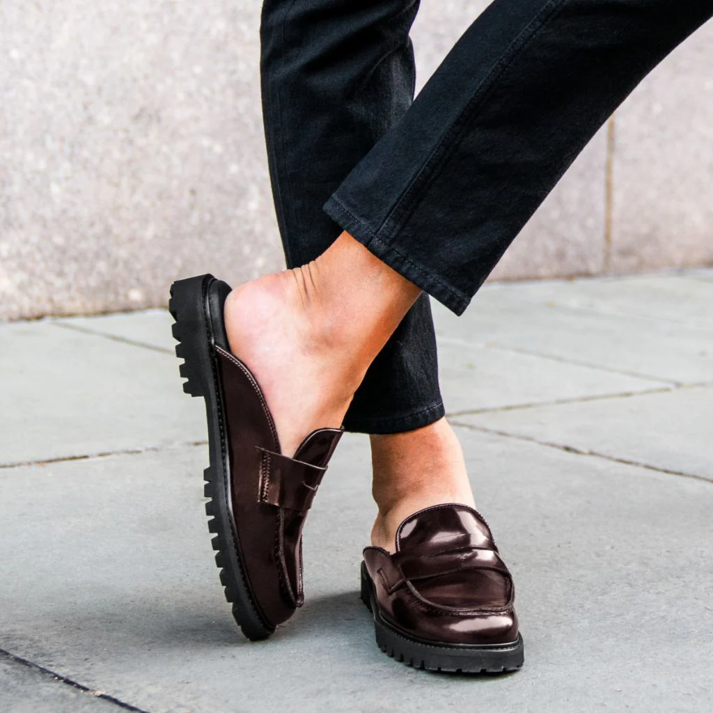 Penny Mule | Burgundy - Image 6