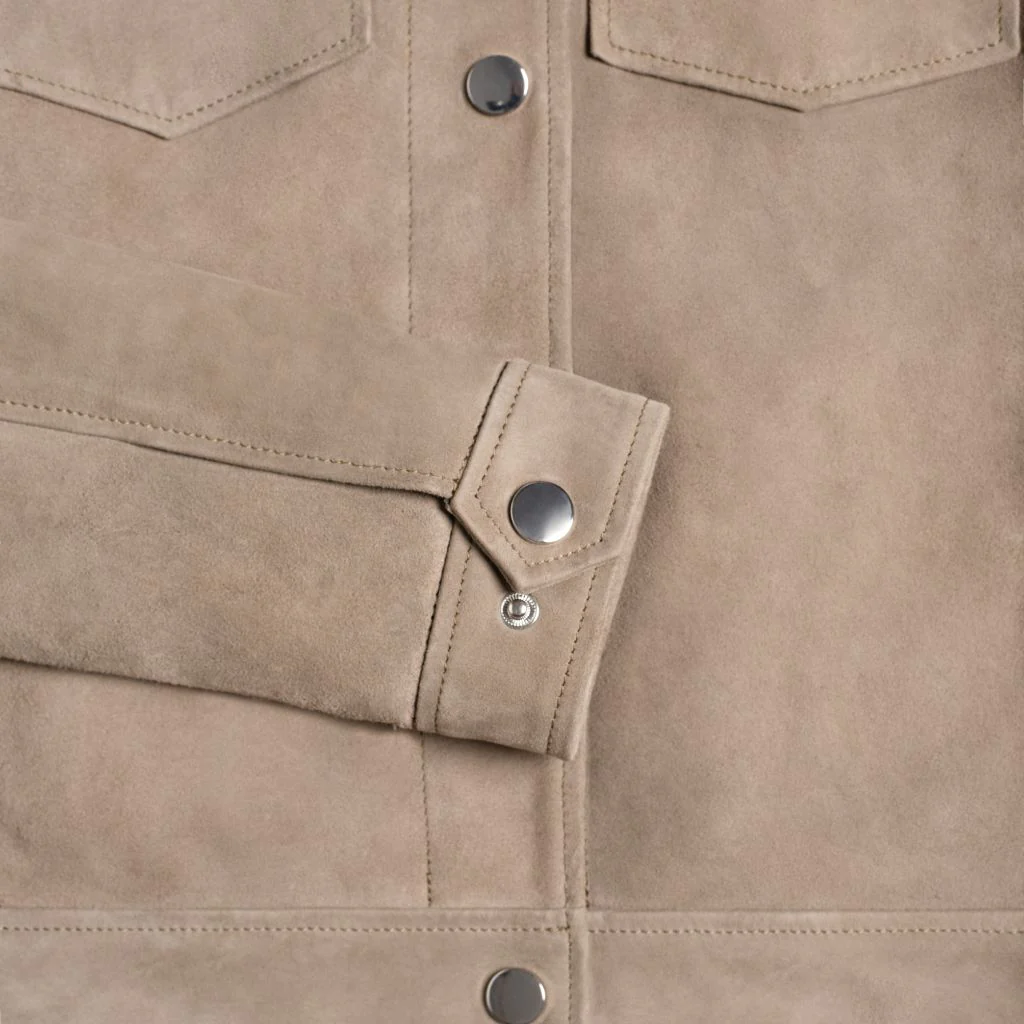 Suede Western Jacket | Taupe - Image 8