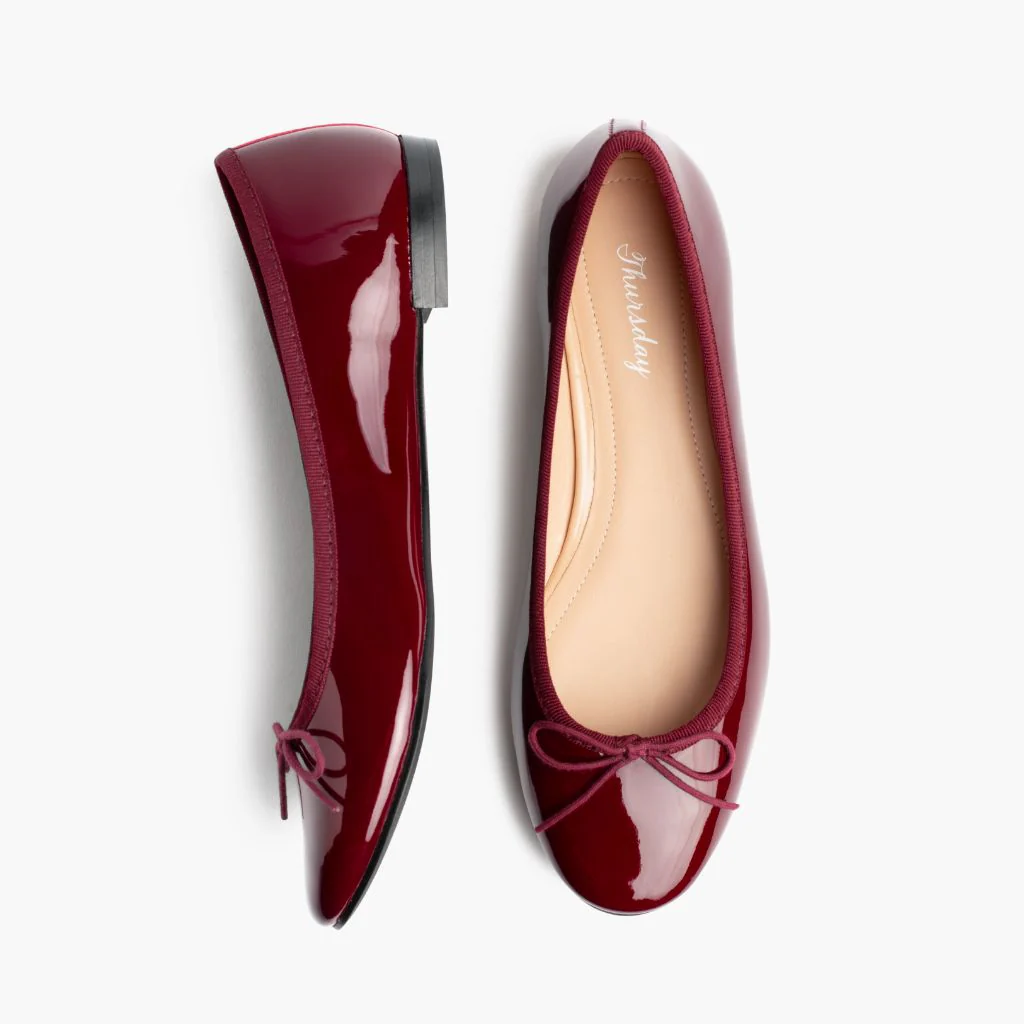 Tiny Dancer | Burgundy Patent - Image 3