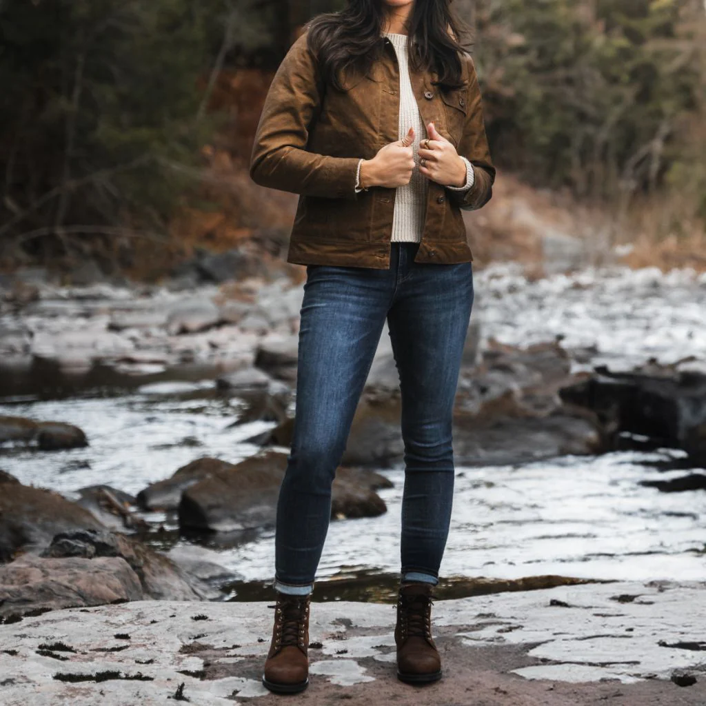 Waxed Canvas Field Jacket | Coyote - Image 3
